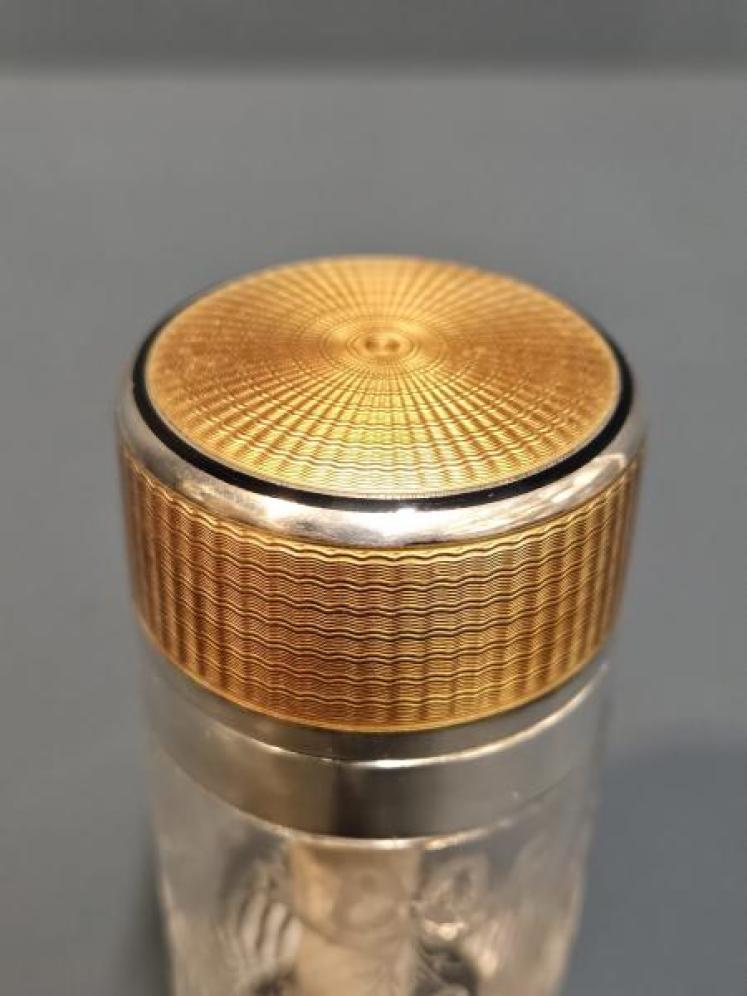 Rare Edwardian Silver and Enamel Room Atomiser - Image 3