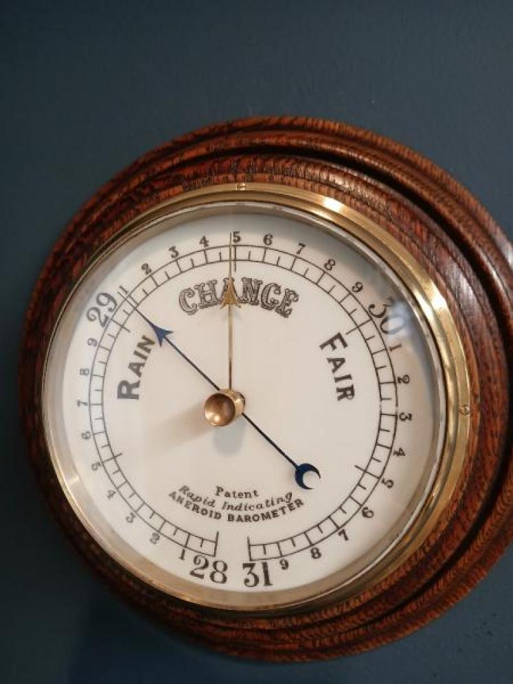 Rare Victorian 'Rapid Indicating' Aneroid Barometer - Image 2