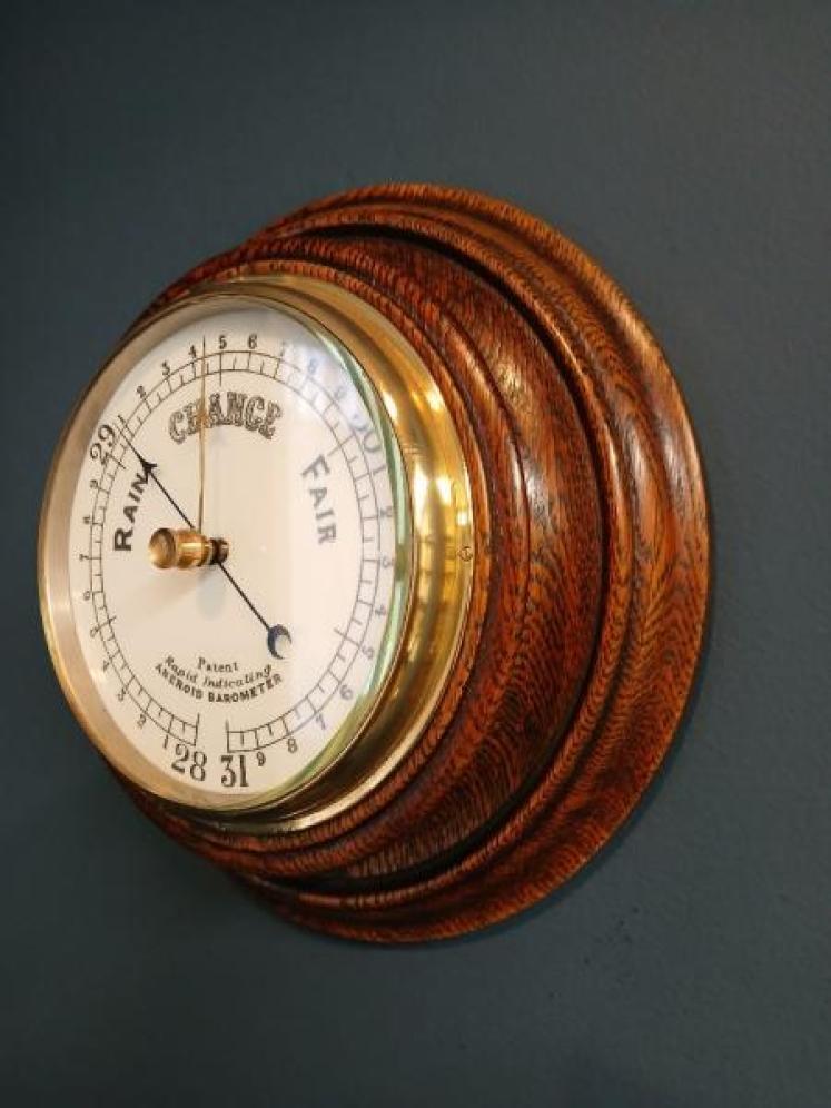 Rare Victorian 'Rapid Indicating' Aneroid Barometer - Image 7