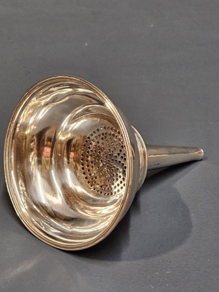 Georgian Silver Wine Funnel - Image 1