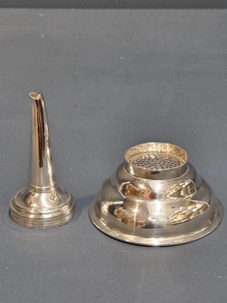 Georgian Silver Wine Funnel - Image 2