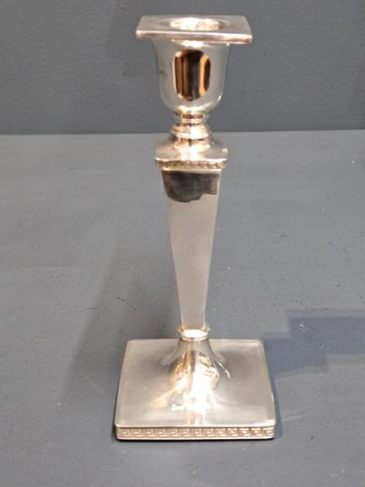Pair of George V Period Walker & Hall Silver Candlesticks - Image 5