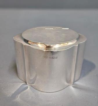 George V Silver Tea Caddy