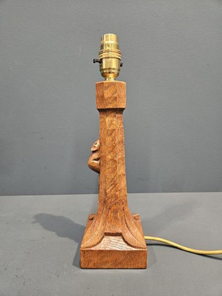 1950's Thompson of Kilburn Mouseman Table Lamp - Image 5
