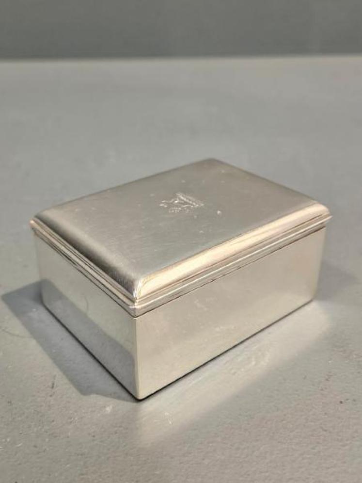 George III Country House Silver Table Box - Image 1