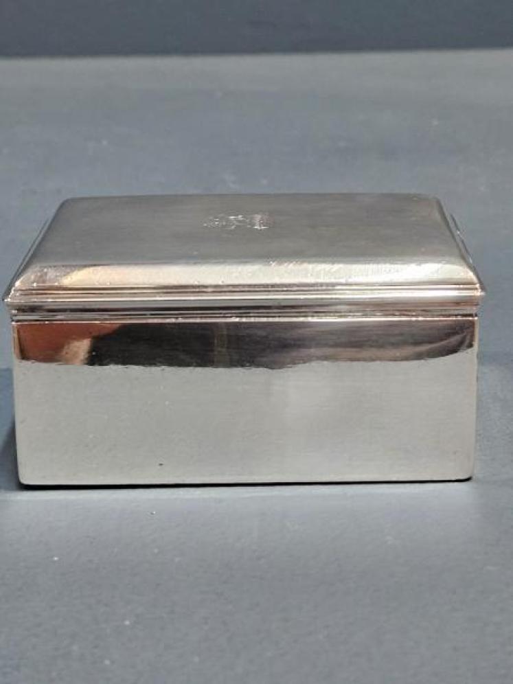 George III Country House Silver Table Box - Image 2