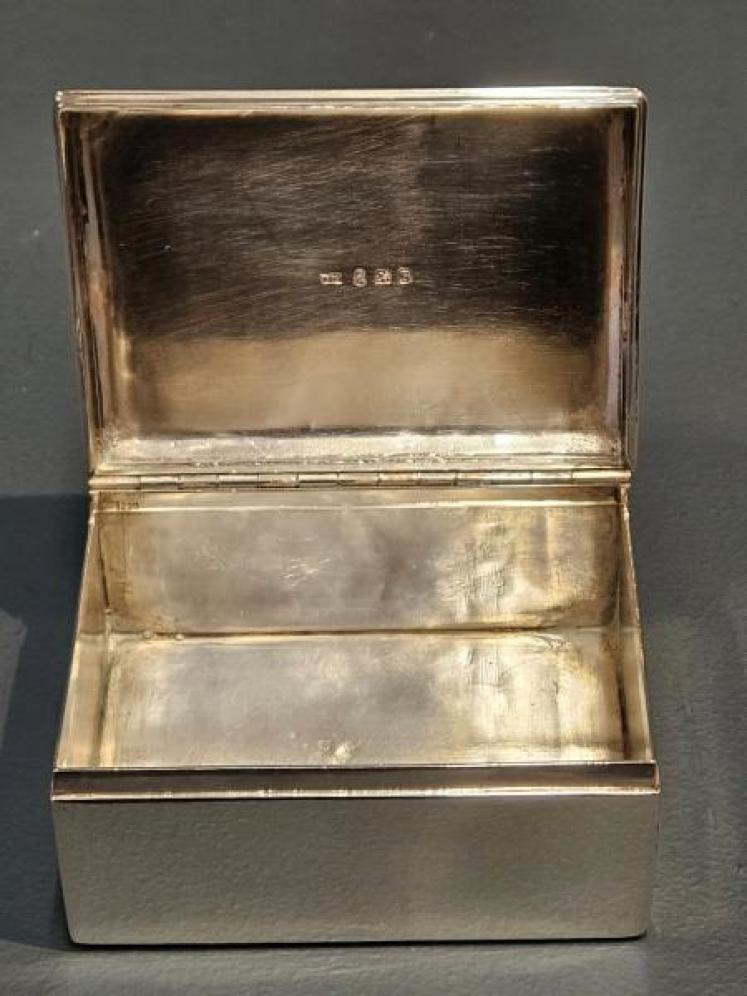 George III Country House Silver Table Box - Image 4