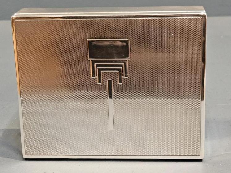 Silver Card Box with Rising Card Tray - Image 2