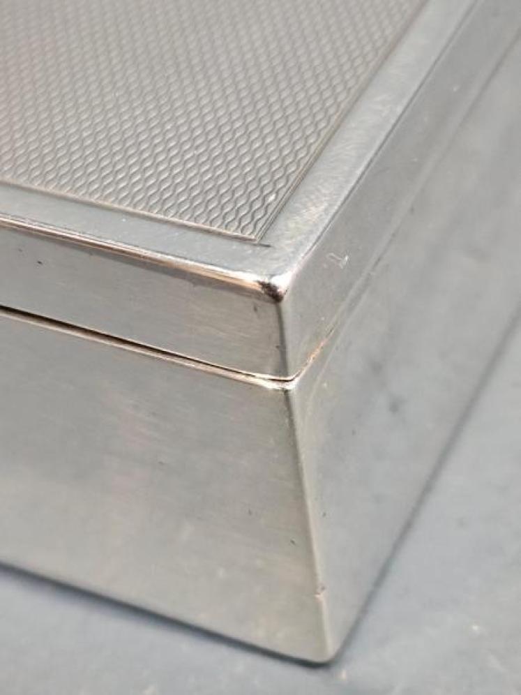 Silver Card Box with Rising Card Tray - Image 4