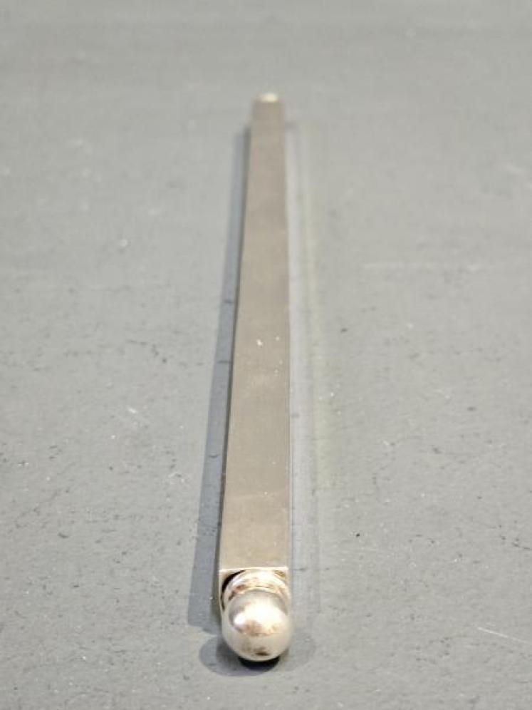 Unusual William IV Silver Ruler Pen and Pencil Combination - Image 3