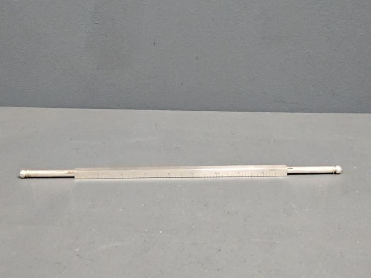 Unusual William IV Silver Ruler Pen and Pencil Combination - Image 6