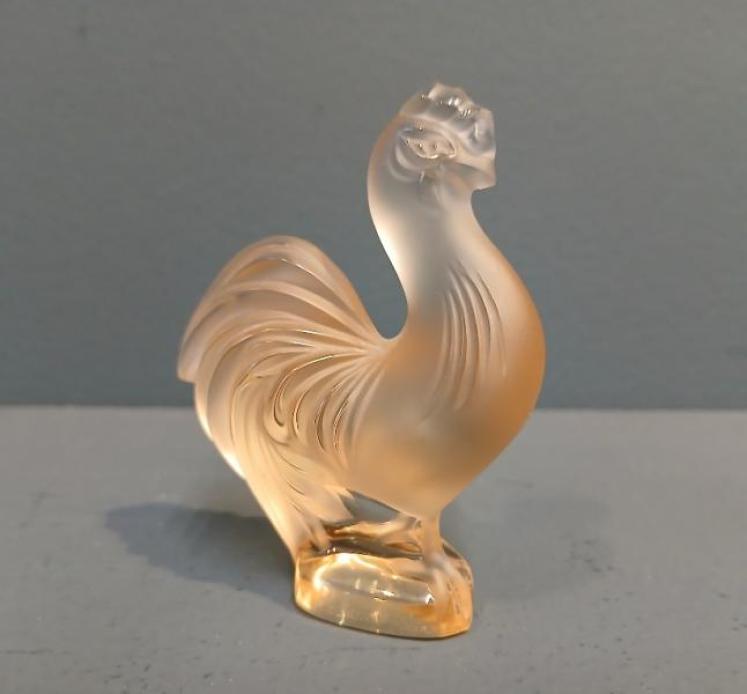 Lalique Golden Yellow Cockerel - Image 3