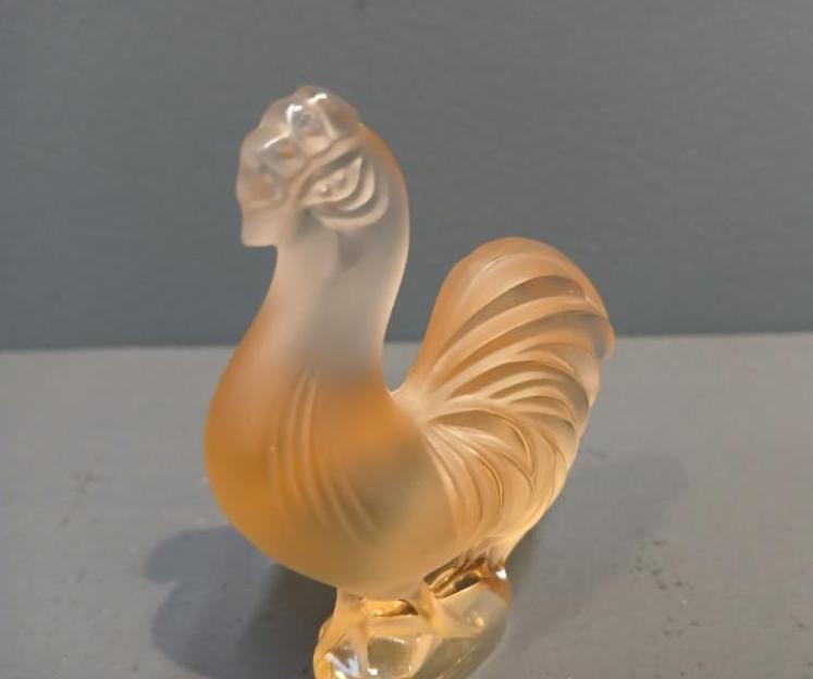 Lalique Golden Yellow Cockerel - Image 6