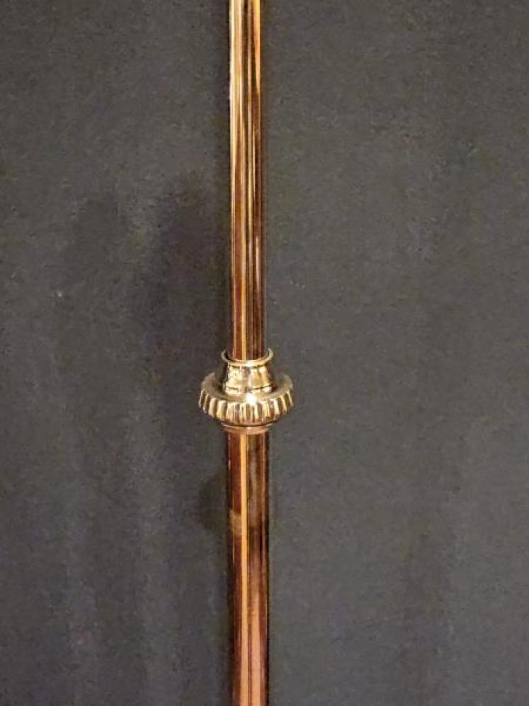  Quality Late Victorian Brass Standard Lamp - Image 4