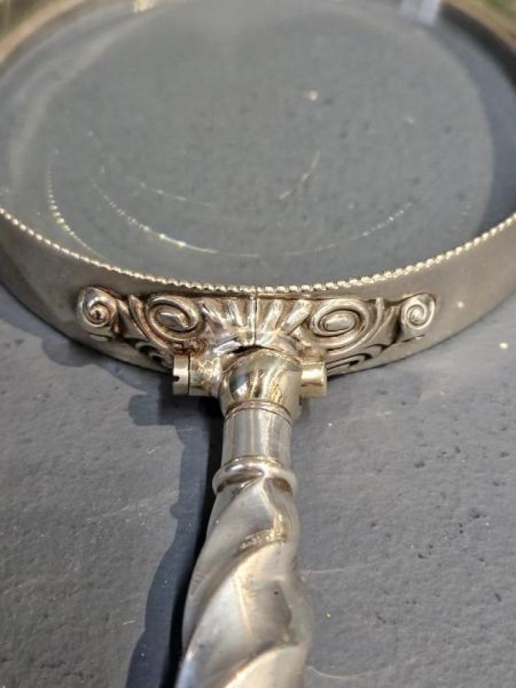 Victorian Silver Magnifying Glass  - Image 3