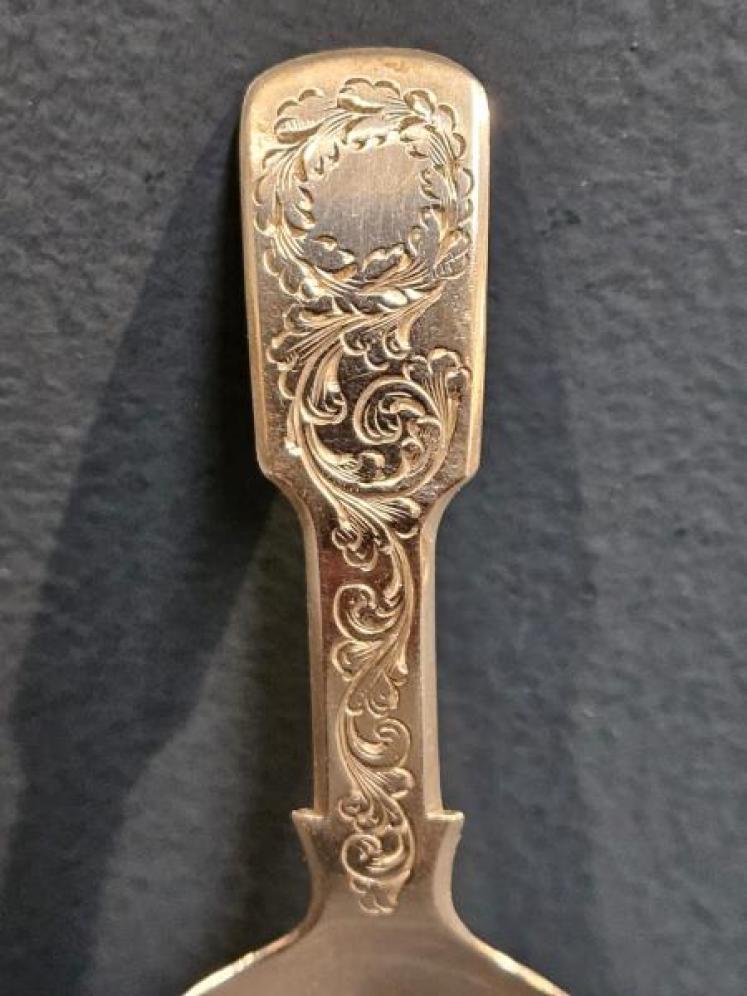 Early Victorian Silver Caddy Spoon - Image 3