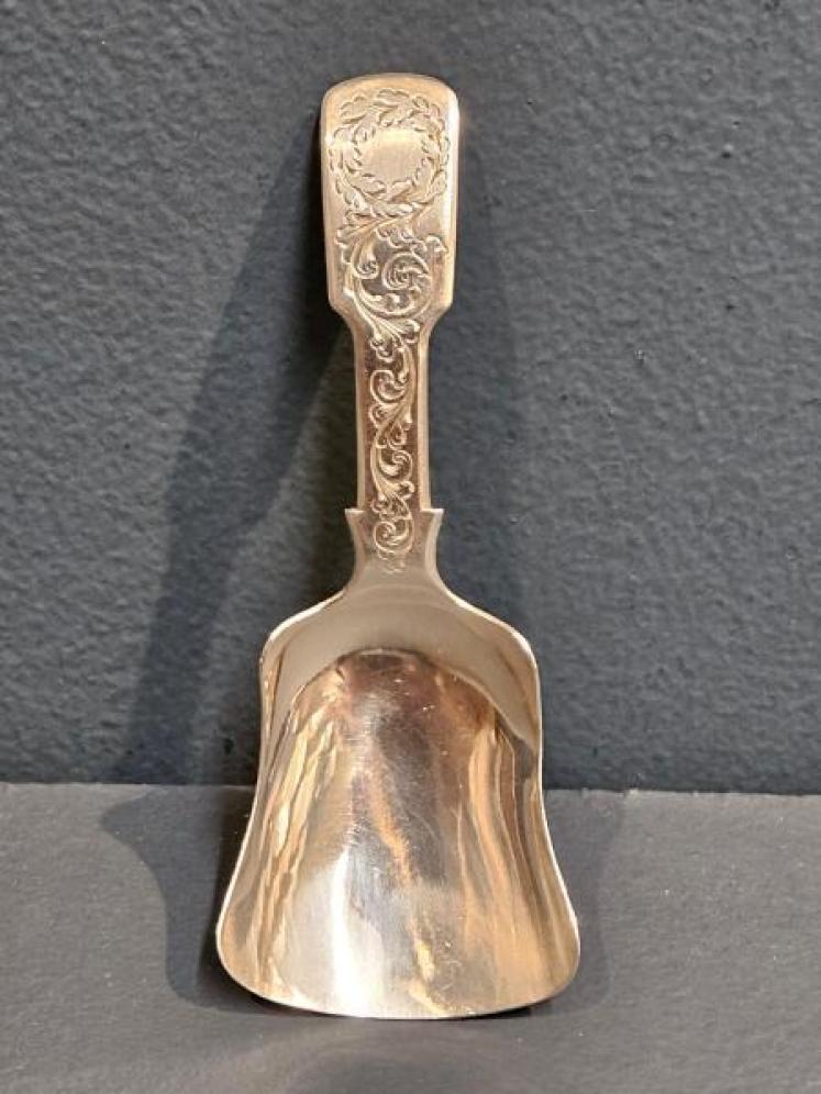 Early Victorian Silver Caddy Spoon - Image 4