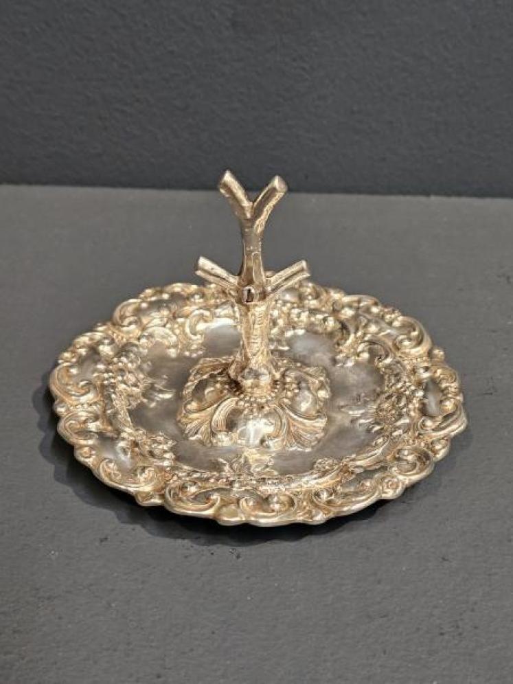 Edwardian Silver Ring Tree and Pin Tray - Image 3