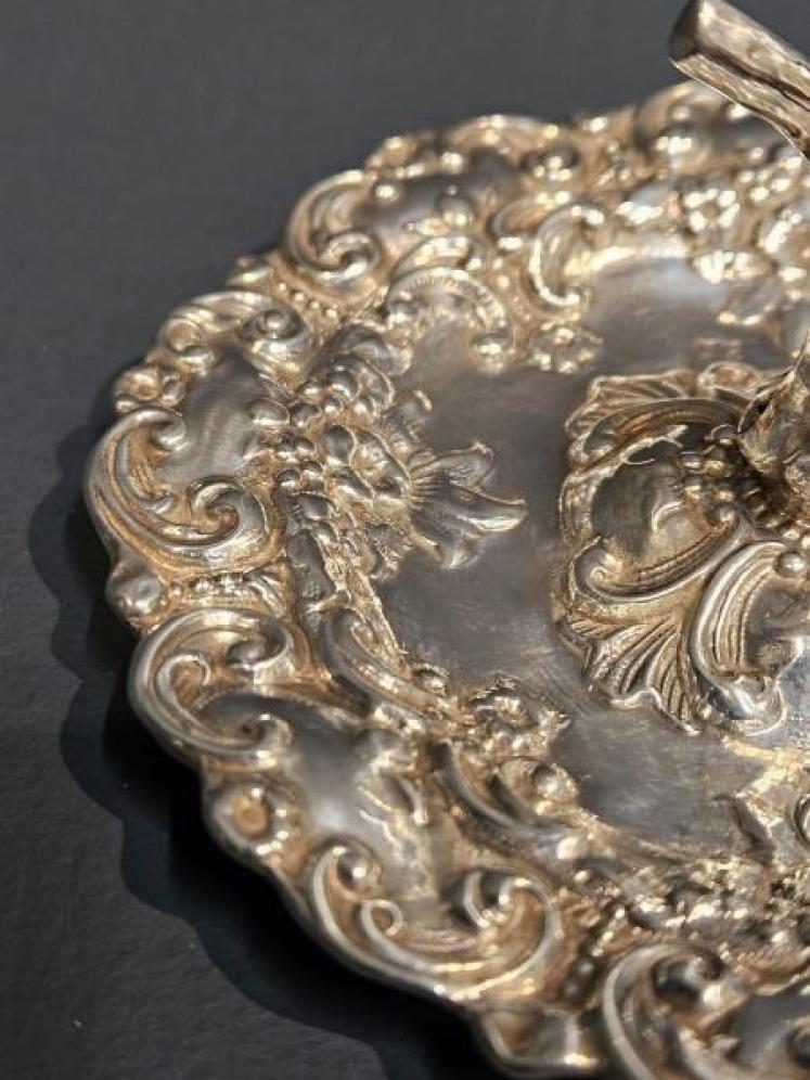 Edwardian Silver Ring Tree and Pin Tray - Image 4