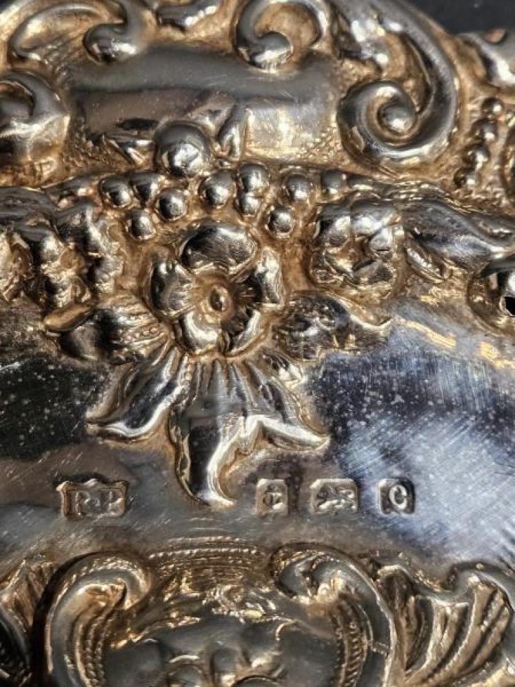 Edwardian Silver Ring Tree and Pin Tray - Image 5