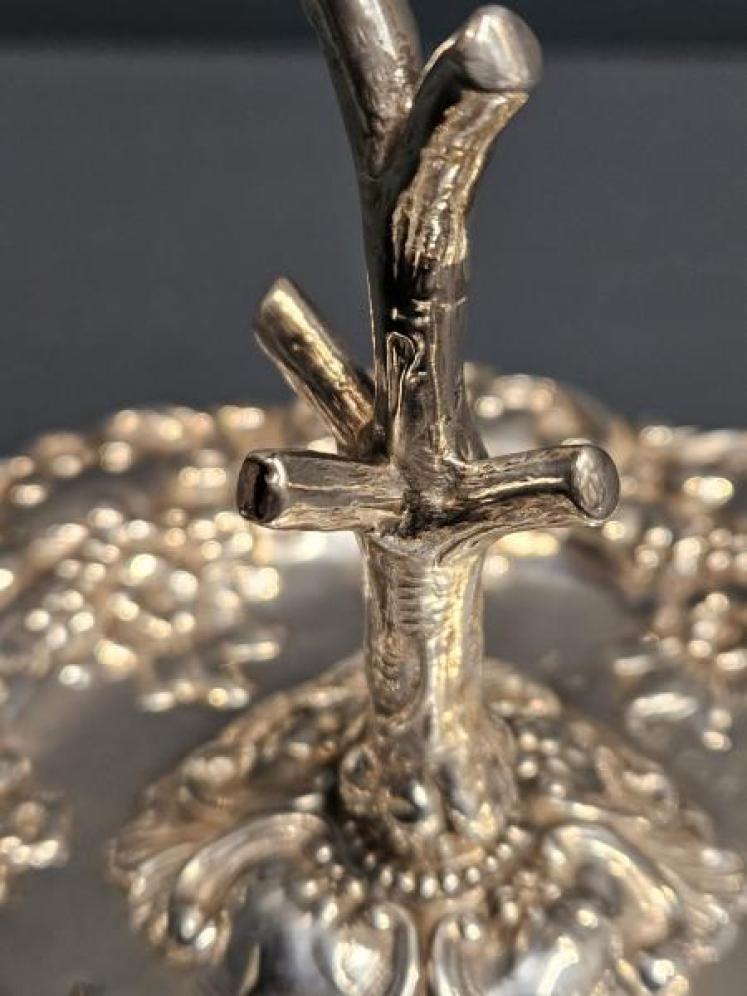 Edwardian Silver Ring Tree and Pin Tray - Image 6