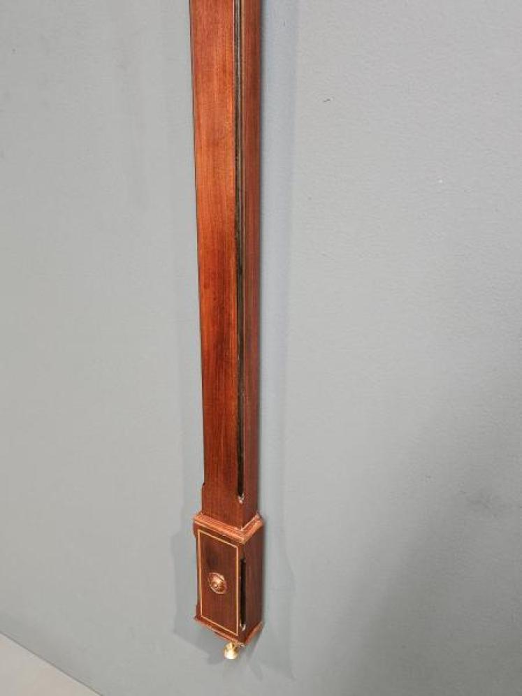 Late Victorian Mahogany Stick Barometer - Image 5