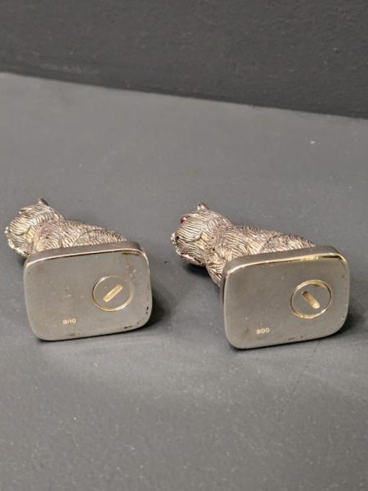 Pair of Silver Terrier Salt and Peppers - Image 5