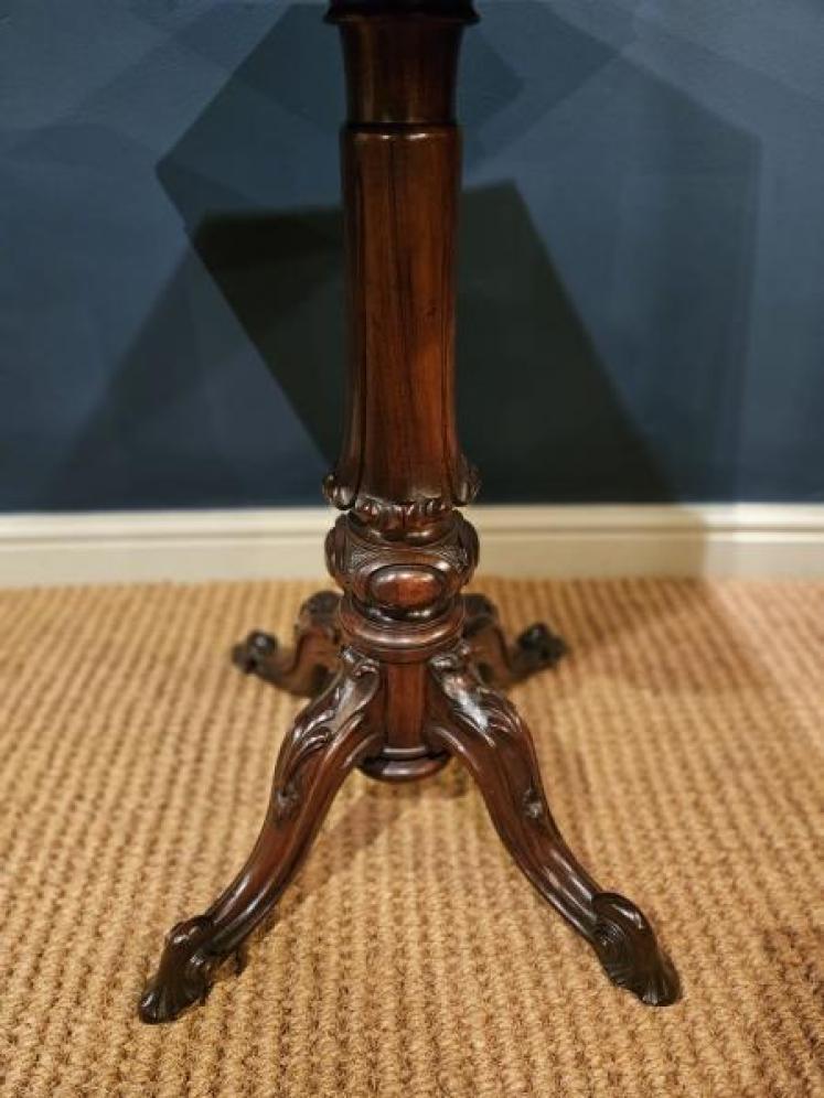 Superb Victorian Parquetry Walnut Snap Top Table - Image 3