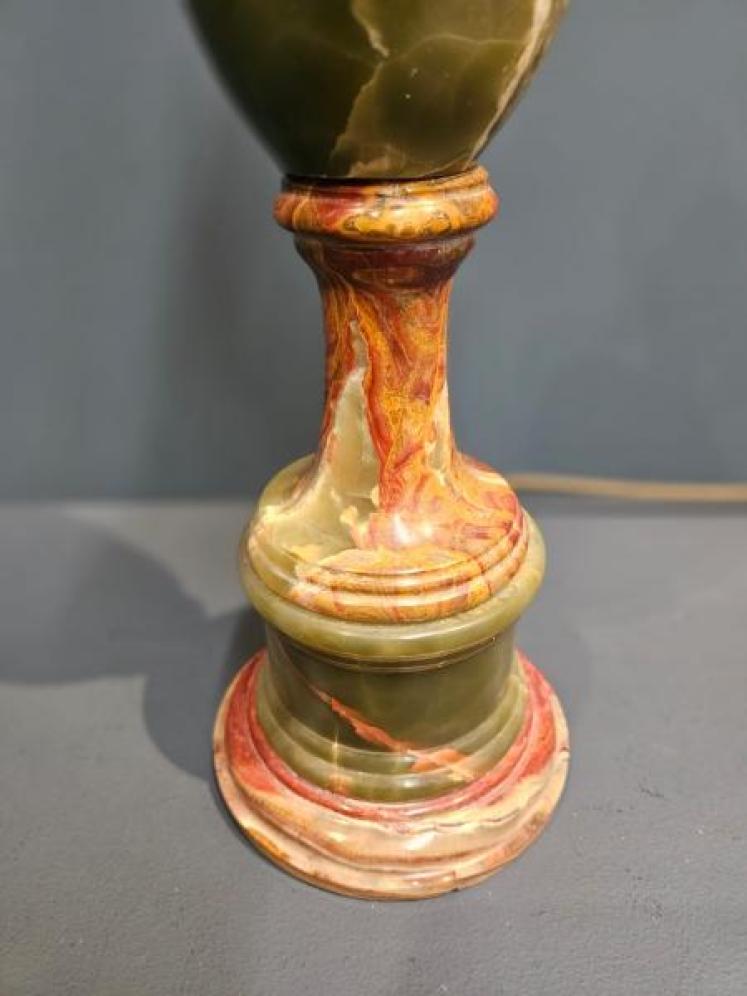 1920' Marble Table Lamp  - Image 2