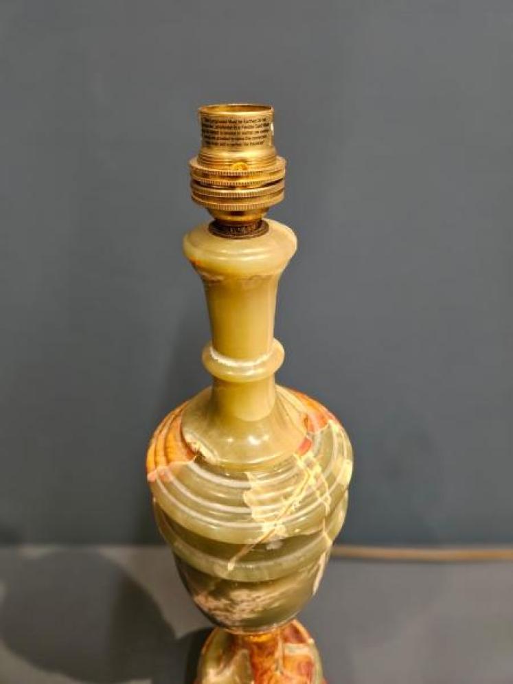 1920' Marble Table Lamp  - Image 3