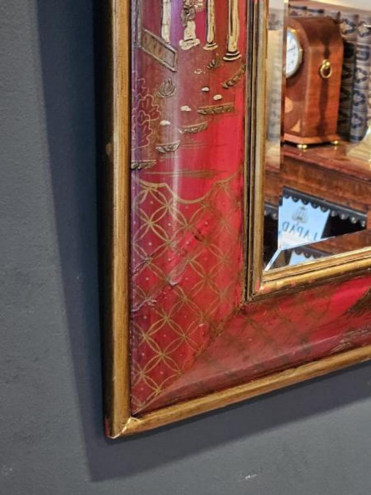 Edwardian Chinoiserie Framed Mirror  - Image 6