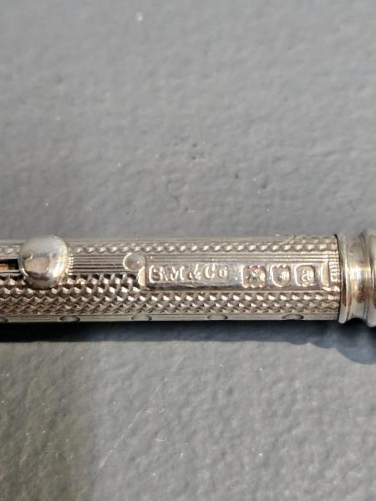 Sampson Mordan Silver Pencil and Ink Pen - Image 4