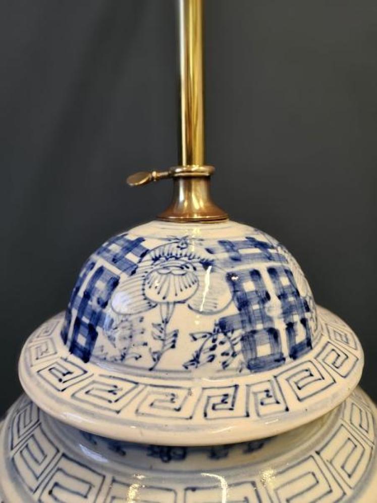 Victorian Chinese Ginger Jar Lamp  - Image 5