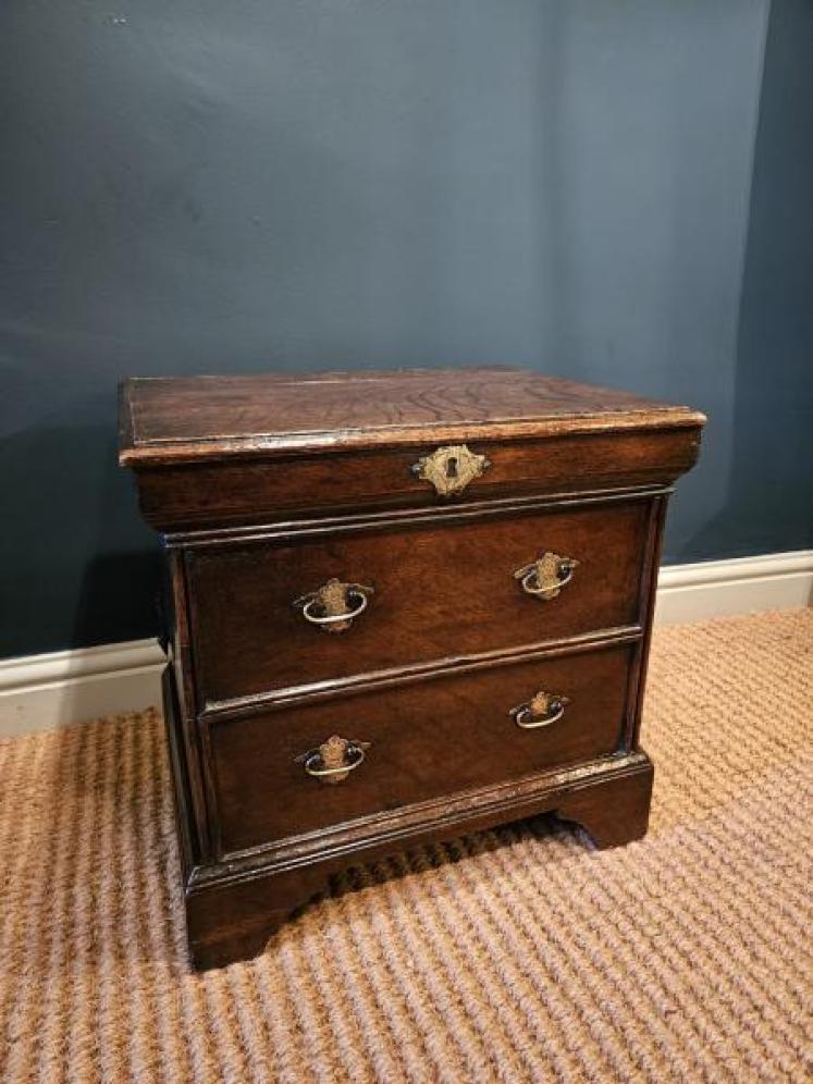 George I Oak Box Coffer - Image 4
