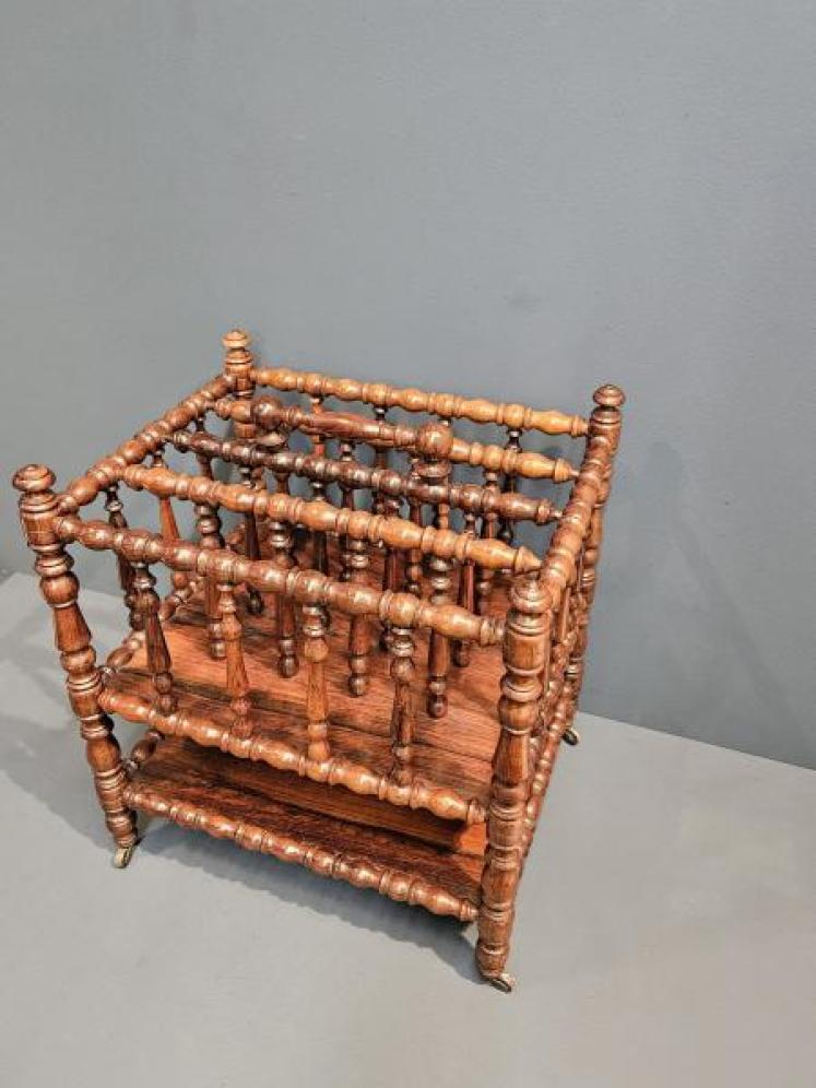 William IV Rosewood Canterbury or Magazine Stand - Image 1