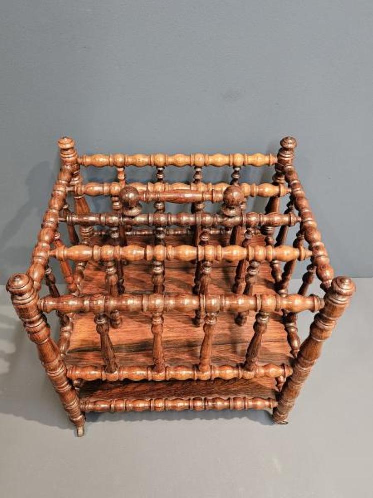 William IV Rosewood Canterbury or Magazine Stand - Image 2