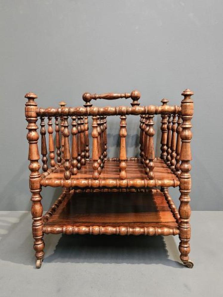 William IV Rosewood Canterbury or Magazine Stand - Image 4