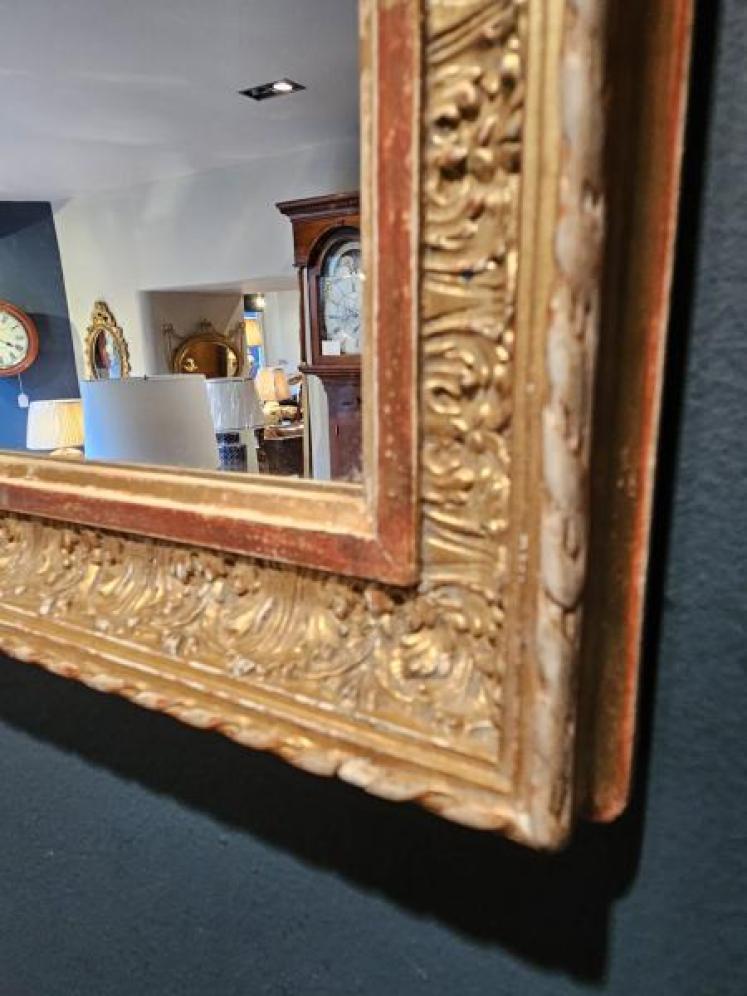 Early Victorian Timber Gilt Triple Arch Mirror - Image 6