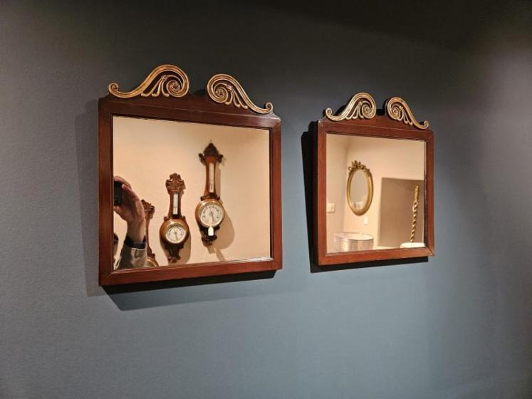 Matching Pair of Small Victorian Mirrors - Image 1