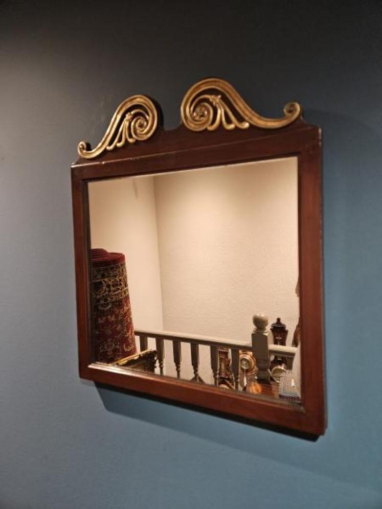 Matching Pair of Small Victorian Mirrors - Image 3