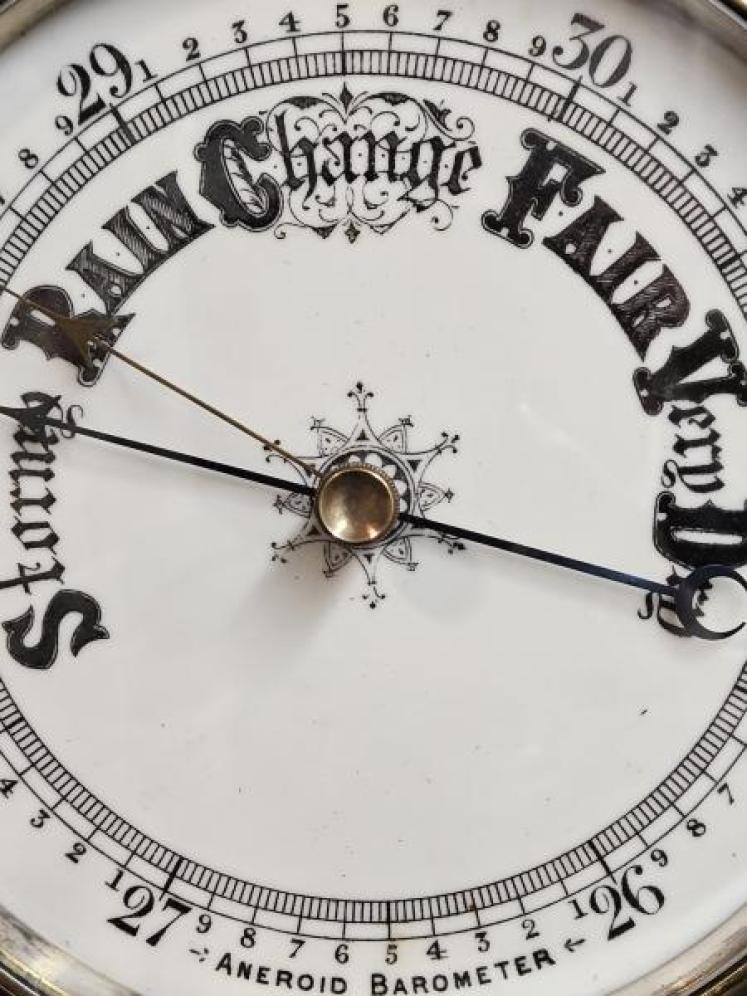 Victorian Ships Bulk Head Barometer - Image 5