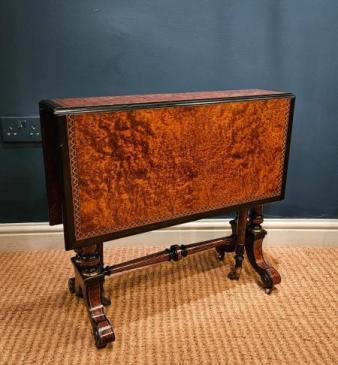 Victorian Amboyna Sutherland Table