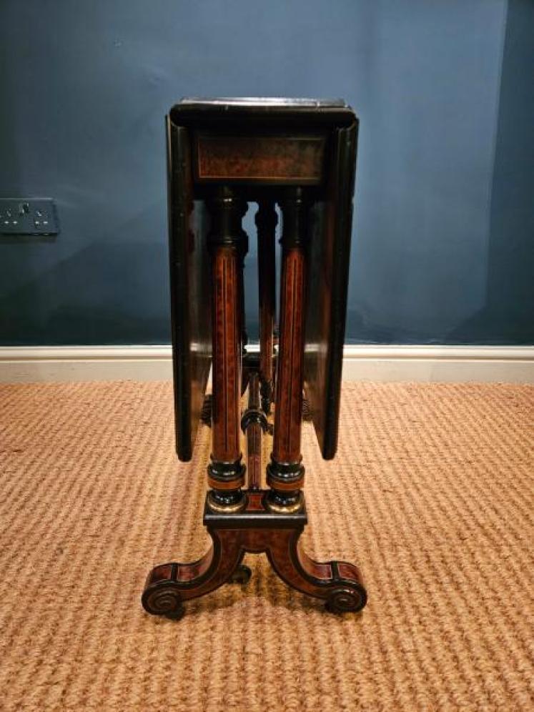 Victorian Amboyna Sutherland Table - Image 2