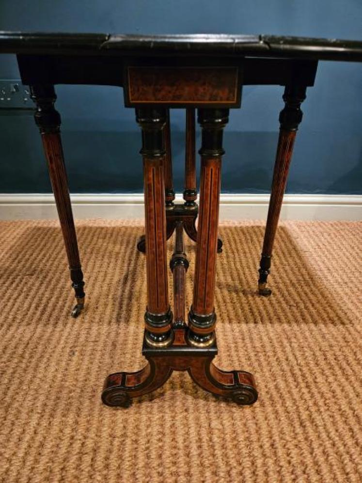 Victorian Amboyna Sutherland Table - Image 3