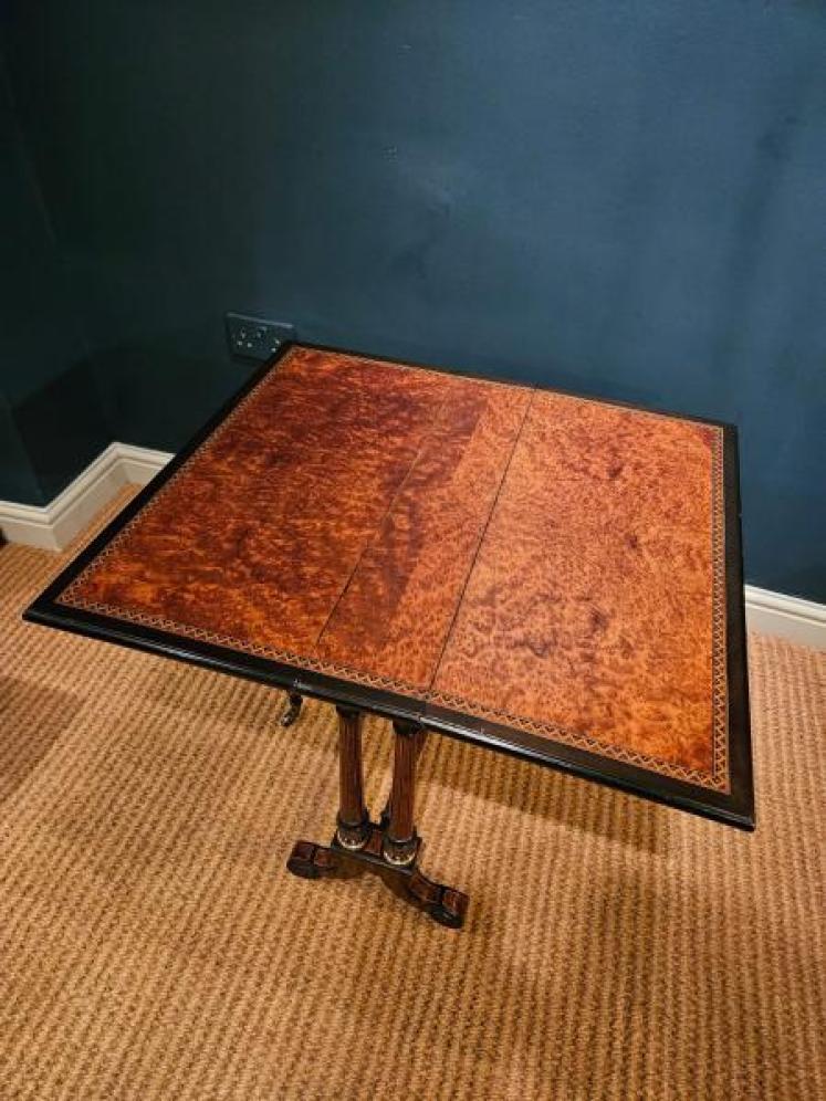 Victorian Amboyna Sutherland Table - Image 7