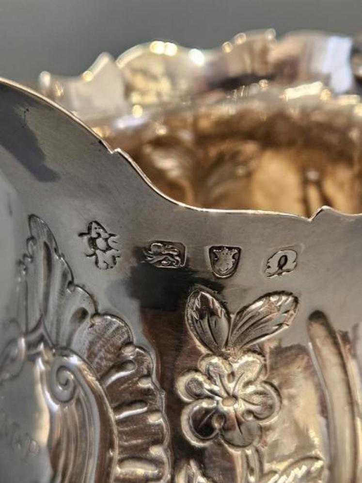 George III Silver Cream Jug - Image 6