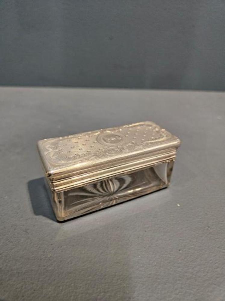 Victorian Silver Travelling Inkwell - Image 1