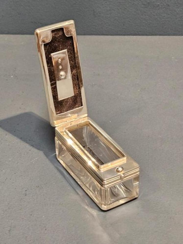 Victorian Silver Travelling Inkwell - Image 4