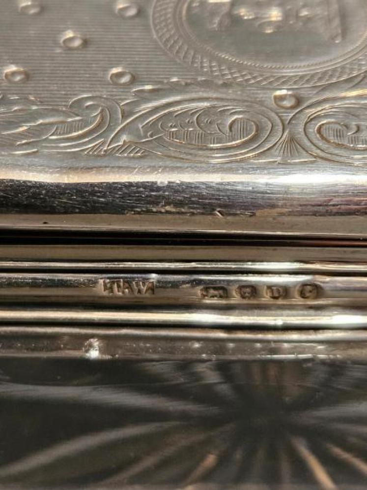 Victorian Silver Travelling Inkwell - Image 5