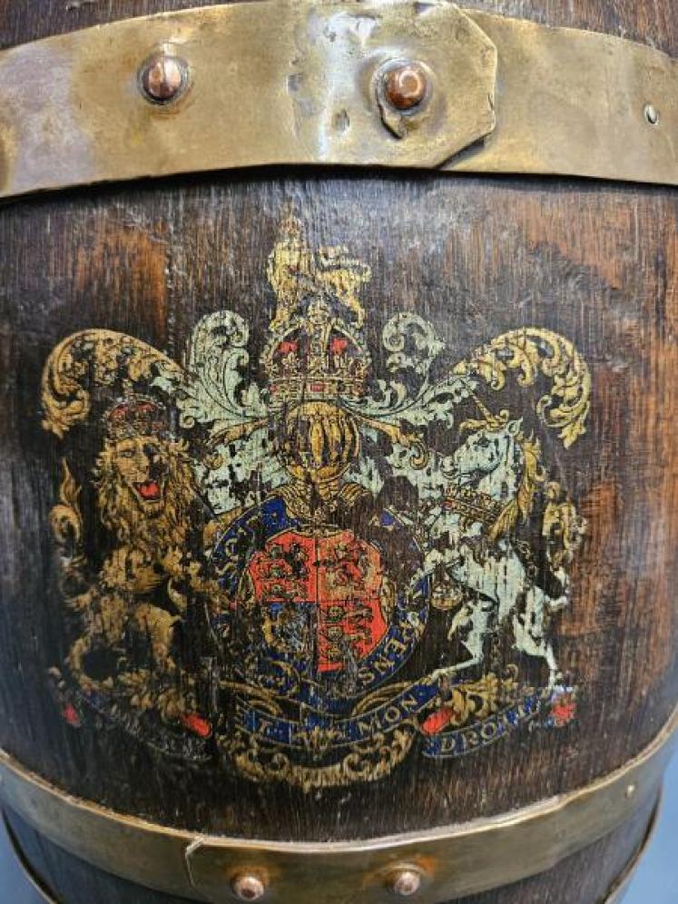 Victorian Brass Bound Spittoon - Image 4